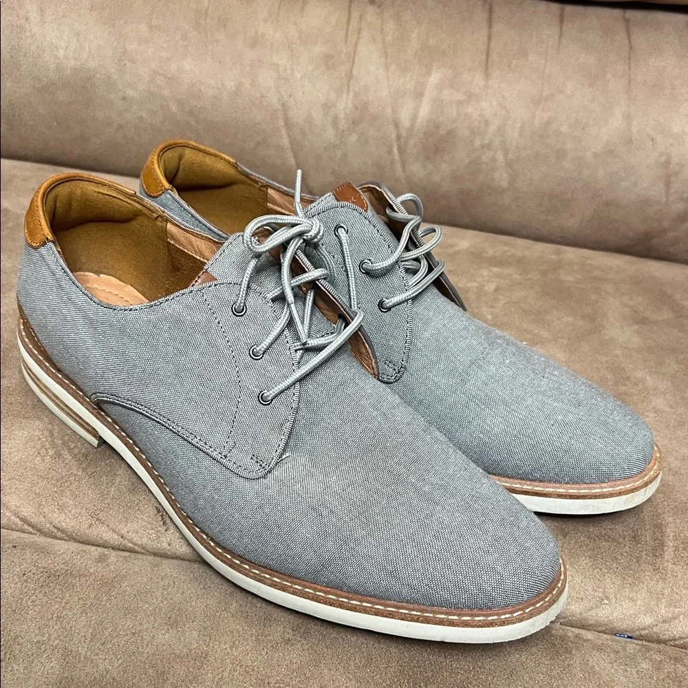 Men's Florsheim Highland Canvas Plain Toe Oxford  Size 12 - Picture 3 of 10